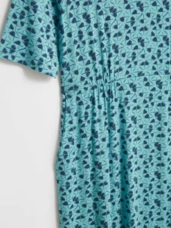 WHITE STUFF Kara Eco Vero Jersey Dress In BLUE MULTI 10 WHITE STUFF Kara Eco Vero Jersey Dress In BLUE MULTI -Whte Stuffy Store 436087 BLUE MLT FD