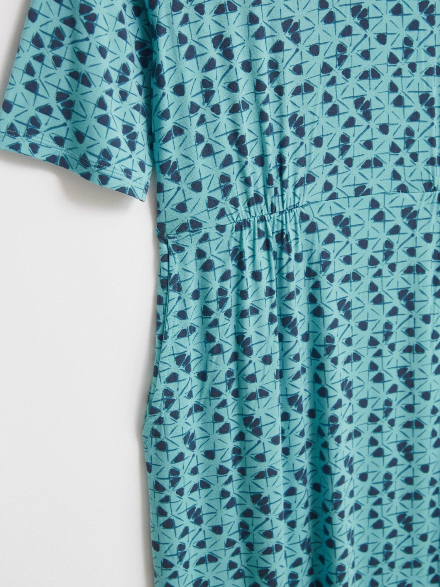 WHITE STUFF Kara Eco Vero Jersey Dress In BLUE MULTI 5 WHITE STUFF Kara Eco Vero Jersey Dress In BLUE MULTI - Image 5