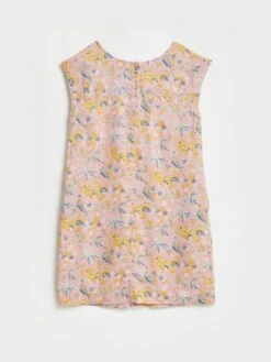 WHITE STUFF Adley Linen Dress In PINK MULTI 11 WHITE STUFF Adley Linen Dress In PINK MULTI -Whte Stuffy Store 436126 PINK MLT FB