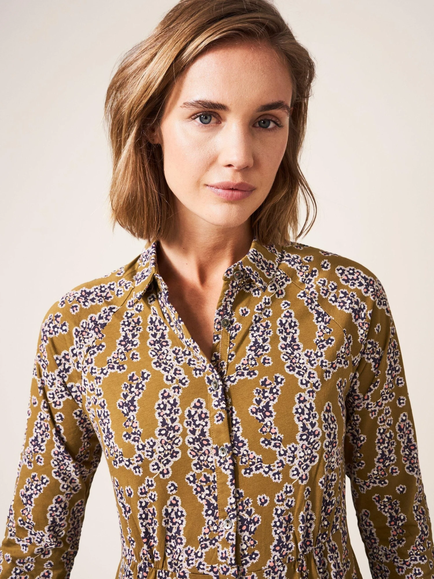 WHITE STUFF Carmen Jersey Dress In CHARTREUSE MULTI 2 WHITE STUFF Carmen Jersey Dress In CHARTREUSE MULTI - Image 2