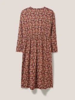 WHITE STUFF Poppy Jersey Dress In PLUM MULTI -Whte Stuffy Store 436937 PLUM MLT FB