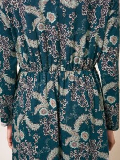 WHITE STUFF Poppy Jersey Dress In TEAL MULTI -Whte Stuffy Store 436937 TEAL MLT MD