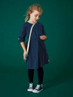 WHITE STUFF Mini Sia Dress In DARK NAVY