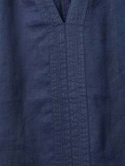 WHITE STUFF June Linen Shift Dress In DARK NAVY -Whte Stuffy Store 438231 DARK NAVY FD