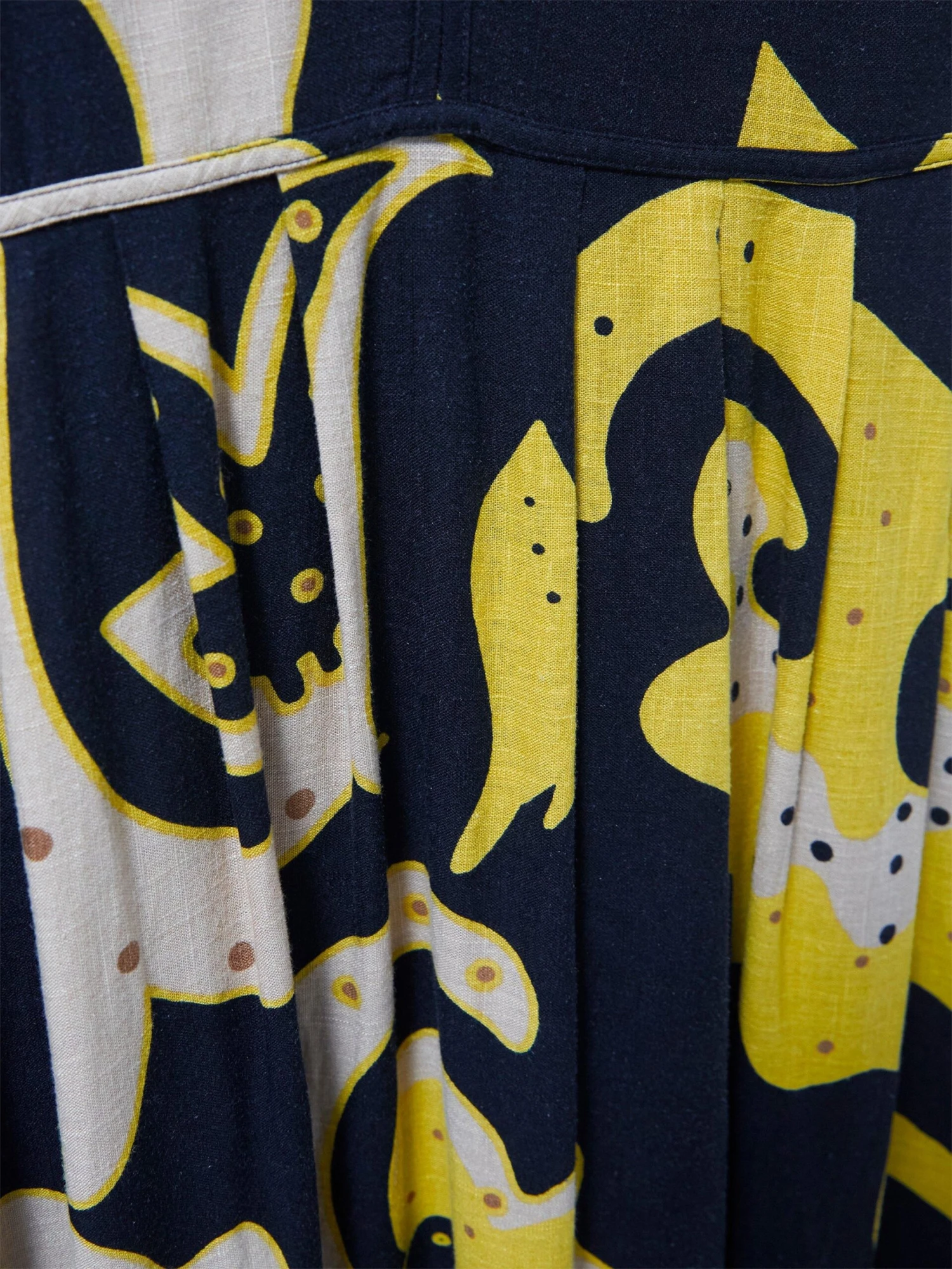 WHITE STUFF Gigi Linen Maxi Dress In BLACK MULTI 7 WHITE STUFF Gigi Linen Maxi Dress In BLACK MULTI - Image 7