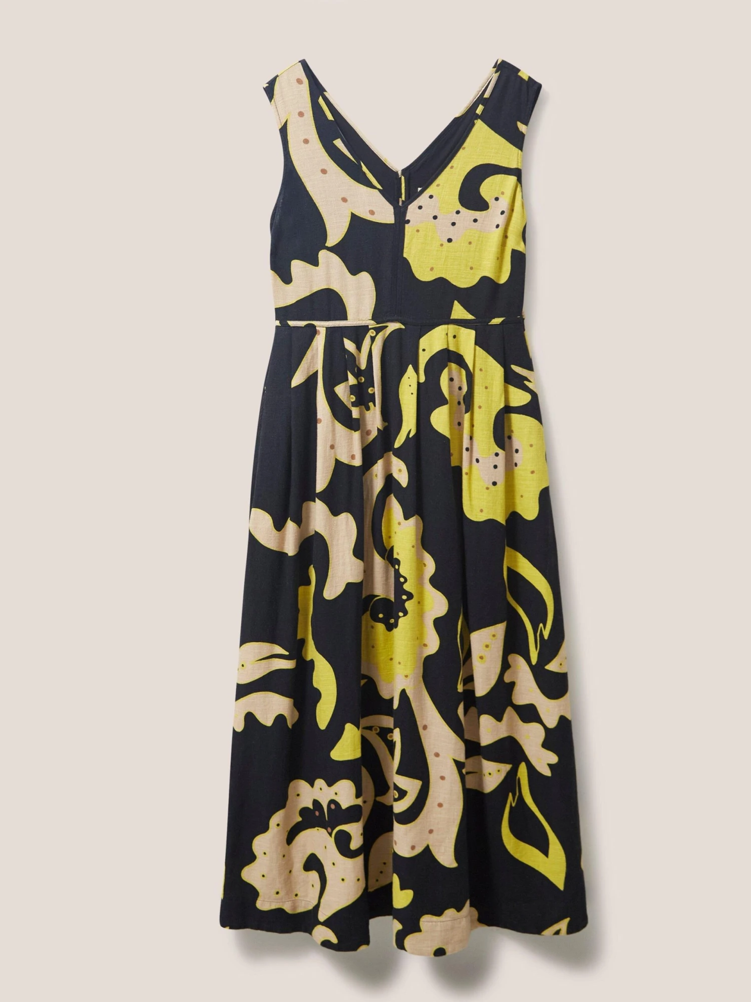 WHITE STUFF Gigi Linen Maxi Dress In BLACK MULTI 6 WHITE STUFF Gigi Linen Maxi Dress In BLACK MULTI - Image 6