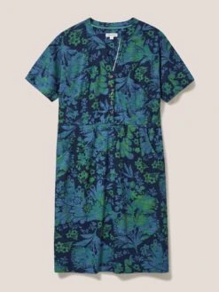 WHITE STUFF Tammy Cotton Jersey Dress In NAVY MULTI 11 WHITE STUFF Tammy Cotton Jersey Dress In NAVY MULTI -Whte Stuffy Store 438258 NAVY MULTI FF
