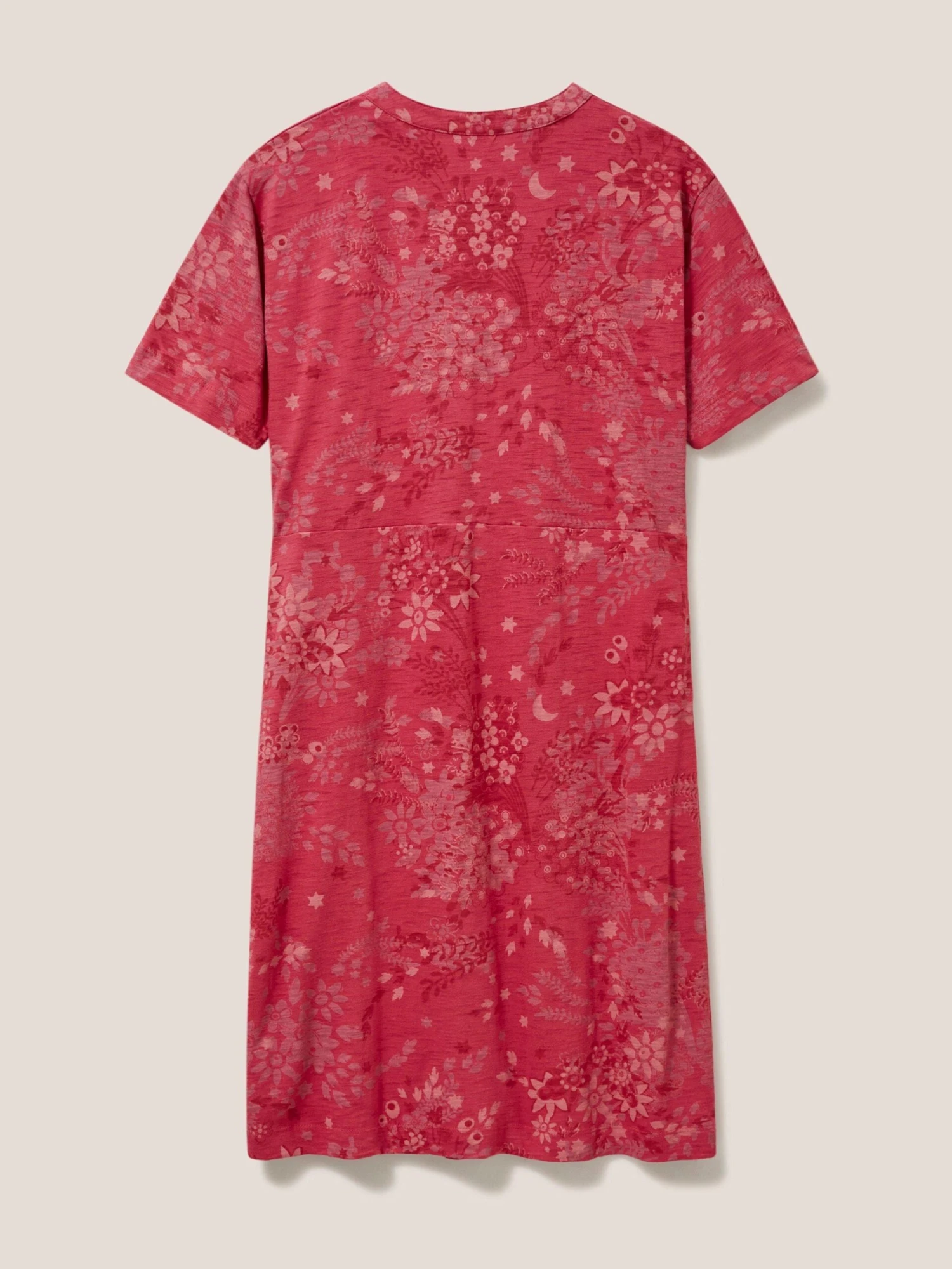 WHITE STUFF Tammy Cotton Jersey Dress In RED MULTI 7 WHITE STUFF Tammy Cotton Jersey Dress In RED MULTI - Image 7