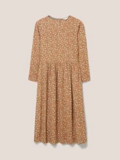 WHITE STUFF Elisa Dress In TAN MULTI 10 WHITE STUFF Elisa Dress In TAN MULTI -Whte Stuffy Store 438265 TAN MULTI FF