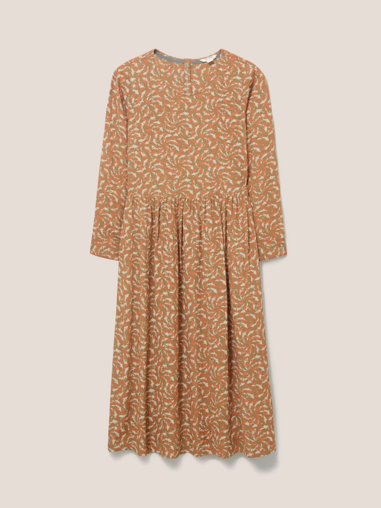 WHITE STUFF Elisa Dress In TAN MULTI 5 WHITE STUFF Elisa Dress In TAN MULTI - Image 5