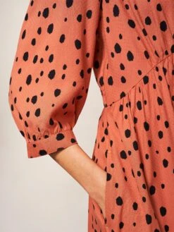 WHITE STUFF Lucy Midi Dress In PINK MULTI 11 WHITE STUFF Lucy Midi Dress In PINK MULTI -Whte Stuffy Store 438266 PINK MLT MD