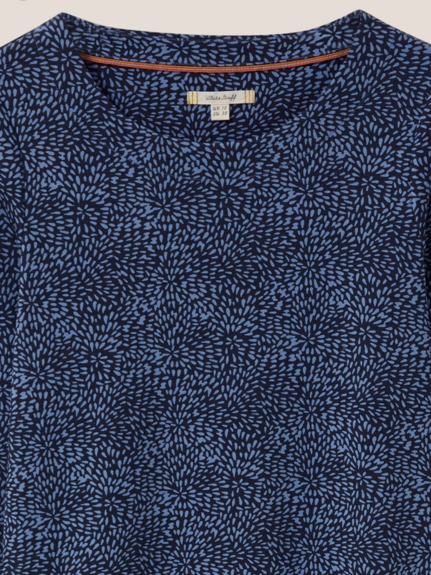 WHITE STUFF Skye Jersey Dress In MID BLUE 6 WHITE STUFF Skye Jersey Dress In MID BLUE - Image 6