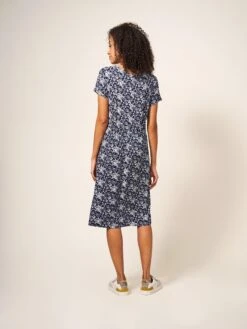 WHITE STUFF Tallie Jersey Dress In NAVY MULTI 10 WHITE STUFF Tallie Jersey Dress In NAVY MULTI -Whte Stuffy Store 438270 NAVY MULTI MB