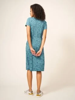 WHITE STUFF Tallie Jersey Dress In TEAL MULTI 9 WHITE STUFF Tallie Jersey Dress In TEAL MULTI -Whte Stuffy Store 438270 TEAL MLT MB
