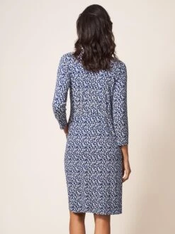 WHITE STUFF Tallie Eco Vero Jersey Dress In NAVY MULTI 7 WHITE STUFF Tallie Eco Vero Jersey Dress In NAVY MULTI -Whte Stuffy Store 438330 NAVY MULTI MB