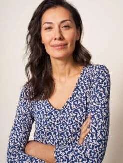 WHITE STUFF Tallie Eco Vero Jersey Dress In NAVY MULTI 6 WHITE STUFF Tallie Eco Vero Jersey Dress In NAVY MULTI -Whte Stuffy Store 438330 NAVY MULTI MD