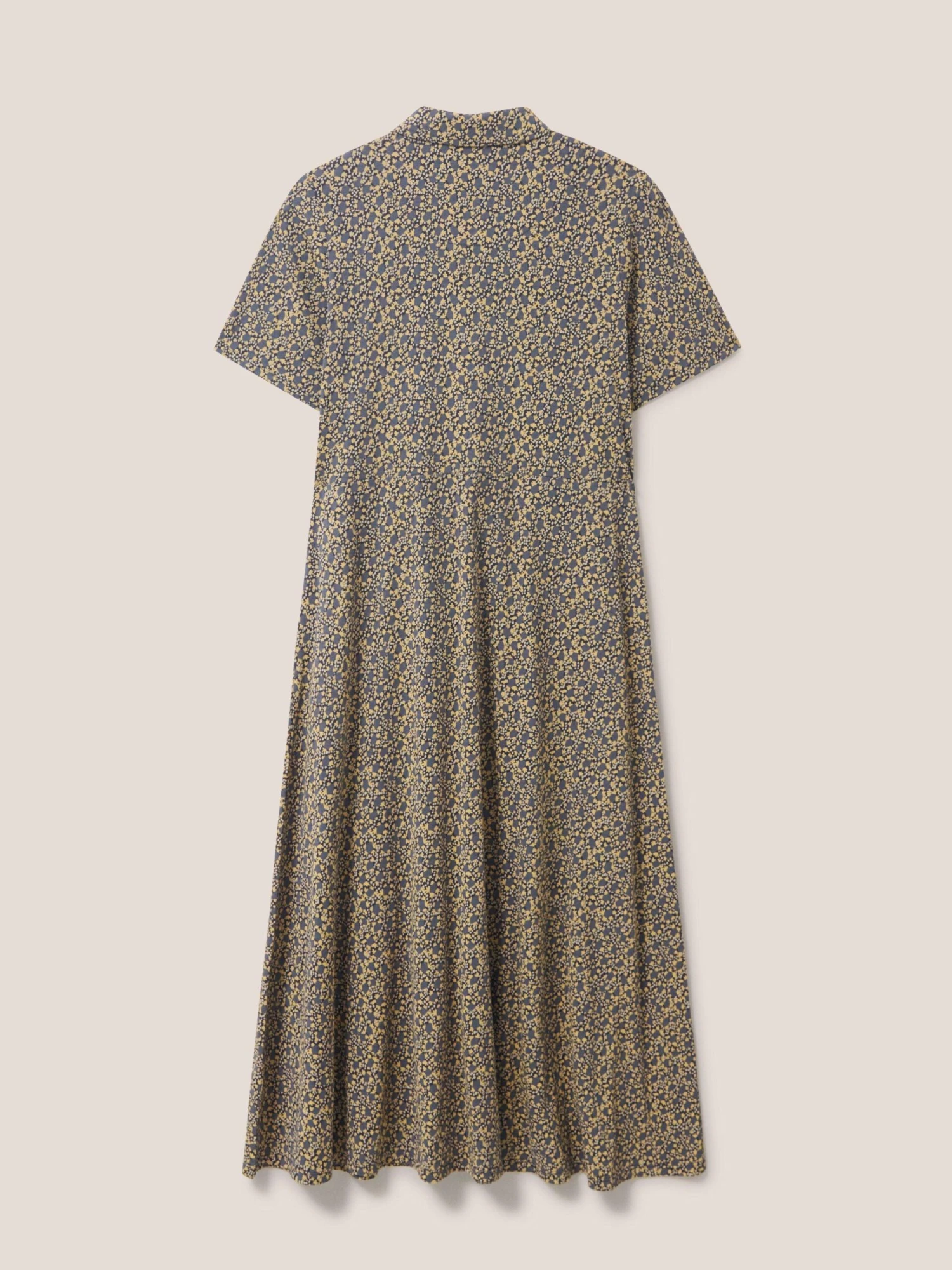 WHITE STUFF Rua Jersey Shirt Midi Dress In GREY MULTI 8 WHITE STUFF Rua Jersey Shirt Midi Dress In GREY MULTI - Image 8