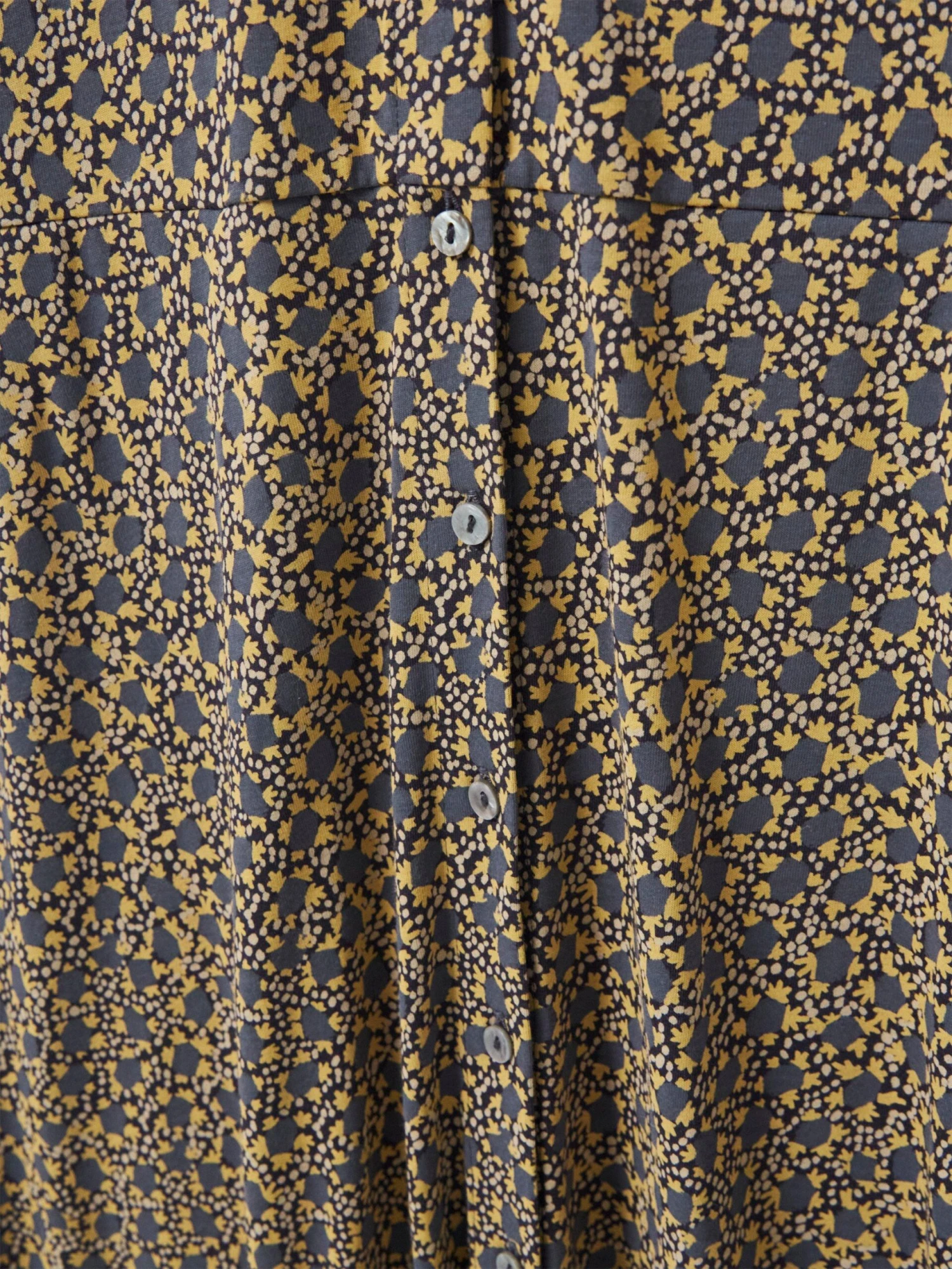 WHITE STUFF Rua Jersey Shirt Midi Dress In GREY MULTI 7 WHITE STUFF Rua Jersey Shirt Midi Dress In GREY MULTI - Image 7