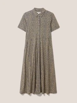 WHITE STUFF Rua Jersey Shirt Midi Dress In GREY MULTI 13 WHITE STUFF Rua Jersey Shirt Midi Dress In GREY MULTI -Whte Stuffy Store 438334 GREY MLT FF