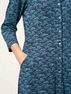 WHITE STUFF Rua Jersey Midi Dress In NAVY PRINT 11 WHITE STUFF Rua Jersey Midi Dress In NAVY PRINT -Whte Stuffy Store 438375 NAVY PR MD 1