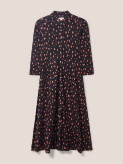 WHITE STUFF Rua Jersey Midi Dress In PINK MULTI 13 WHITE STUFF Rua Jersey Midi Dress In PINK MULTI -Whte Stuffy Store 438375 PINK MLT FF