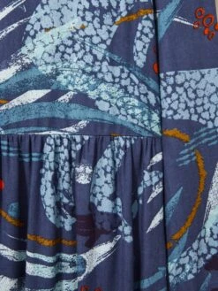 WHITE STUFF Elisa Eco Vero Viscose Versatile Dress In BLUE MULTI 14 WHITE STUFF Elisa Eco Vero Viscose Versatile Dress In BLUE MULTI -Whte Stuffy Store 438500 BLUE MLT FD