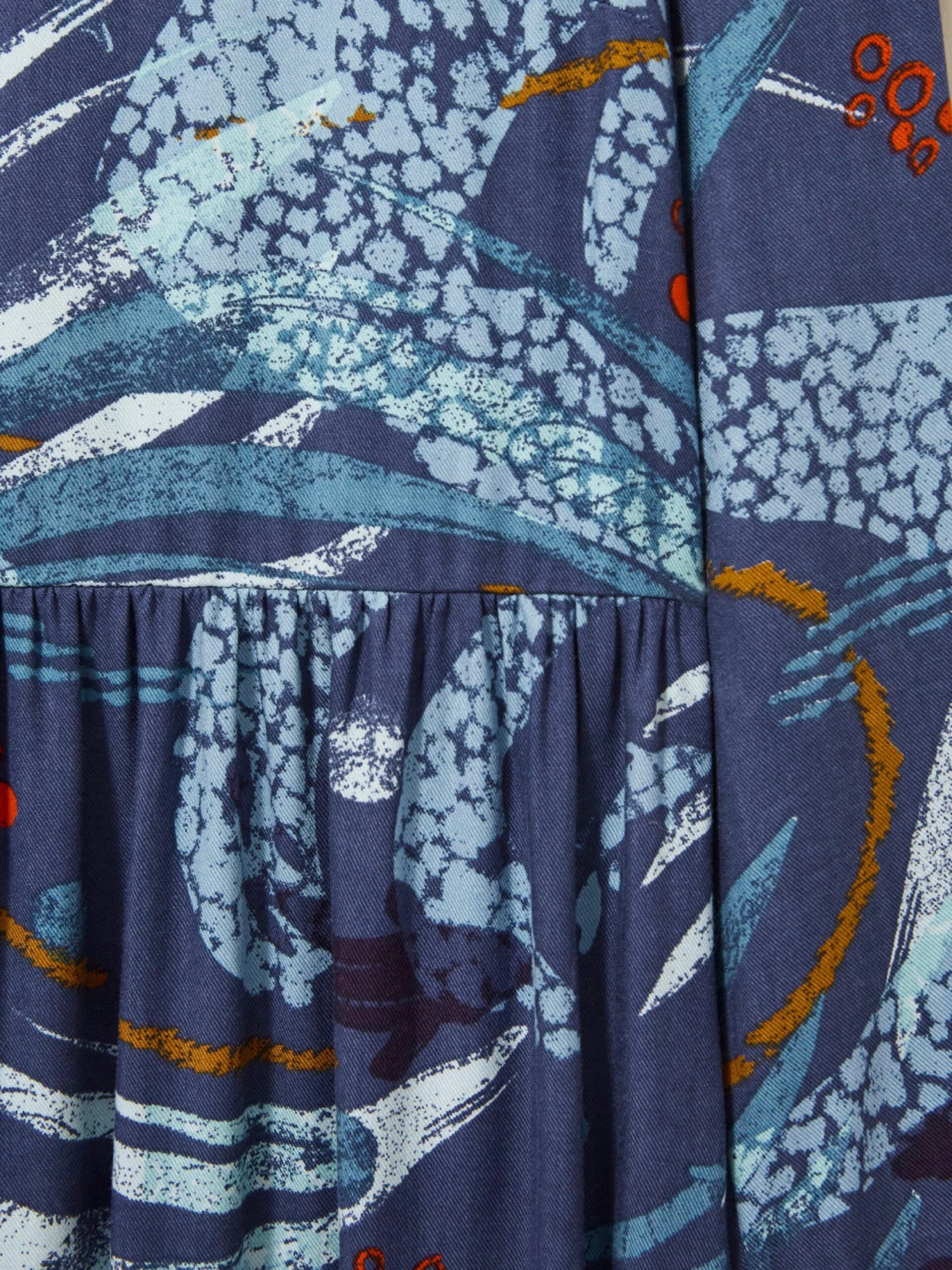 WHITE STUFF Elisa Eco Vero Viscose Versatile Dress In BLUE MULTI 7 WHITE STUFF Elisa Eco Vero Viscose Versatile Dress In BLUE MULTI - Image 7