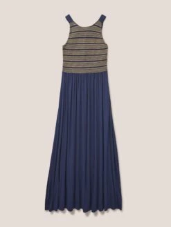 WHITE STUFF Faye Jersey Maxi Dress In NAVY MULTI 13 WHITE STUFF Faye Jersey Maxi Dress In NAVY MULTI -Whte Stuffy Store 438702 NAVY MULTI FF 1