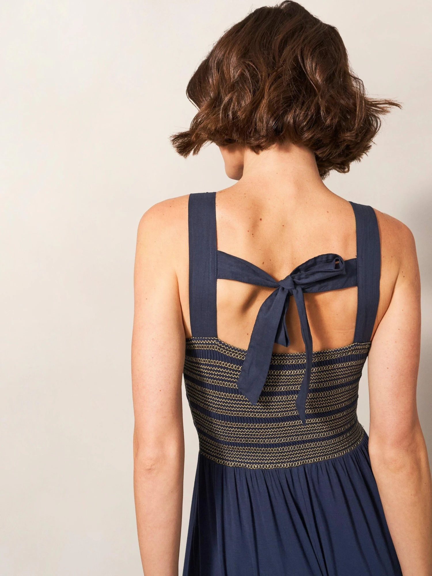 WHITE STUFF Faye Jersey Maxi Dress In NAVY MULTI 4 WHITE STUFF Faye Jersey Maxi Dress In NAVY MULTI - Image 4