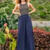 WHITE STUFF Faye Jersey Maxi Dress In NAVY MULTI