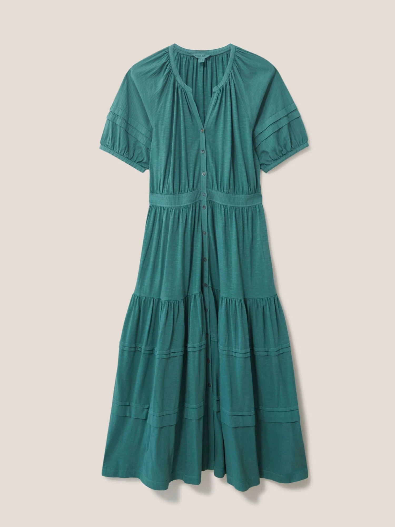 WHITE STUFF Hallie Jersey Midi Dress In MID TEAL 5 WHITE STUFF Hallie Jersey Midi Dress In MID TEAL - Image 5