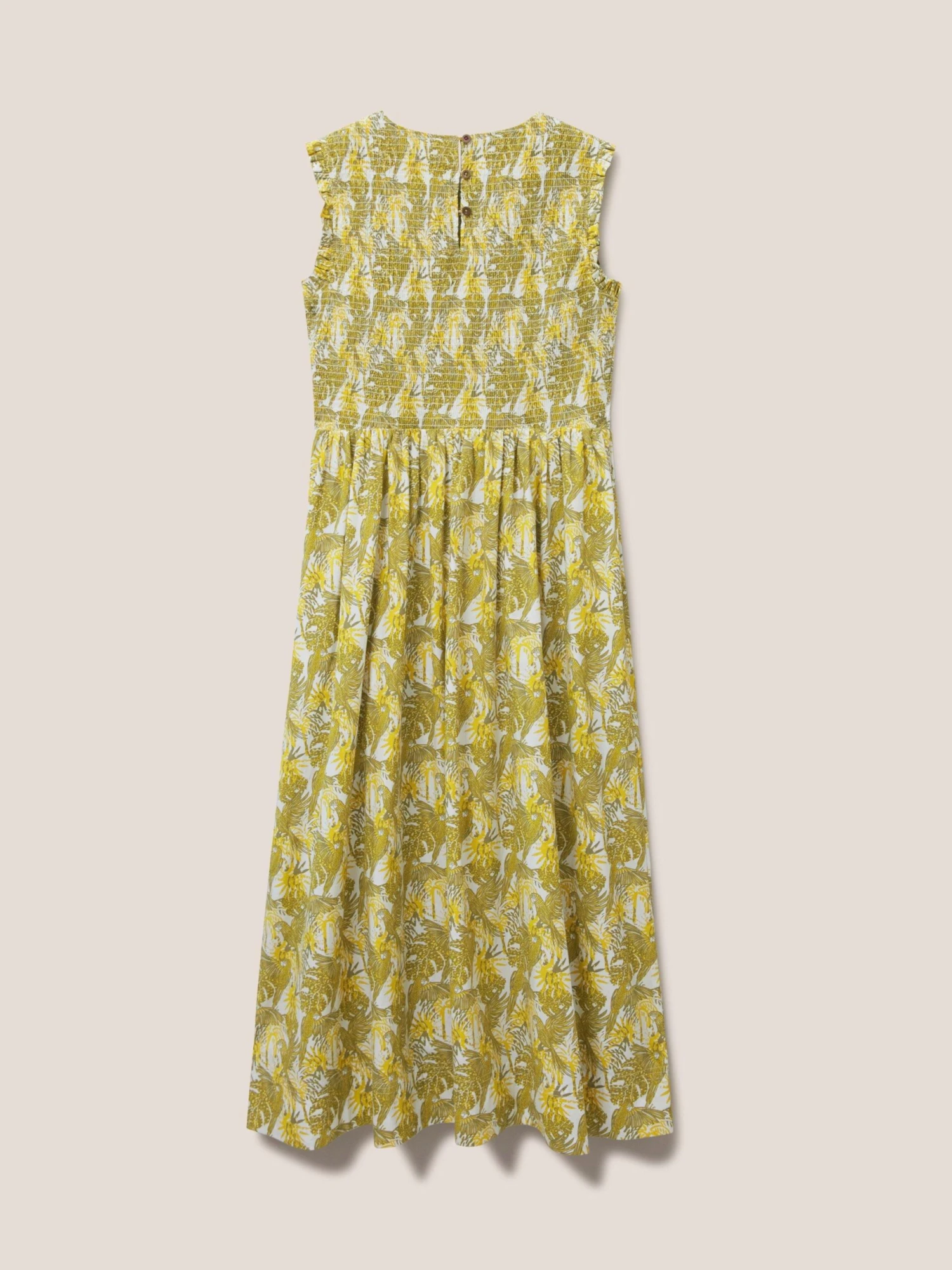 WHITE STUFF Erika Cotton Midi Dress In GREEN MULTI 8 WHITE STUFF Erika Cotton Midi Dress In GREEN MULTI - Image 8