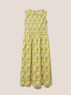 WHITE STUFF Erika Cotton Midi Dress In GREEN MULTI 13 WHITE STUFF Erika Cotton Midi Dress In GREEN MULTI -Whte Stuffy Store 438704 GREEN MLT FF
