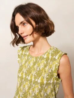 WHITE STUFF Erika Cotton Midi Dress In GREEN MULTI 11 WHITE STUFF Erika Cotton Midi Dress In GREEN MULTI -Whte Stuffy Store 438704 GREEN MLT MD