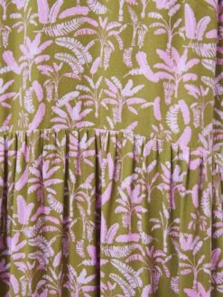 WHITE STUFF Elisa Eco Vero Midi Dress In PINK MULTI -Whte Stuffy Store 438816 PINK MLT FD