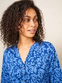 WHITE STUFF Sabina Jersey Dress In BLUE MULTI 9 WHITE STUFF Sabina Jersey Dress In BLUE MULTI -Whte Stuffy Store 438817 BLUE MLT MD