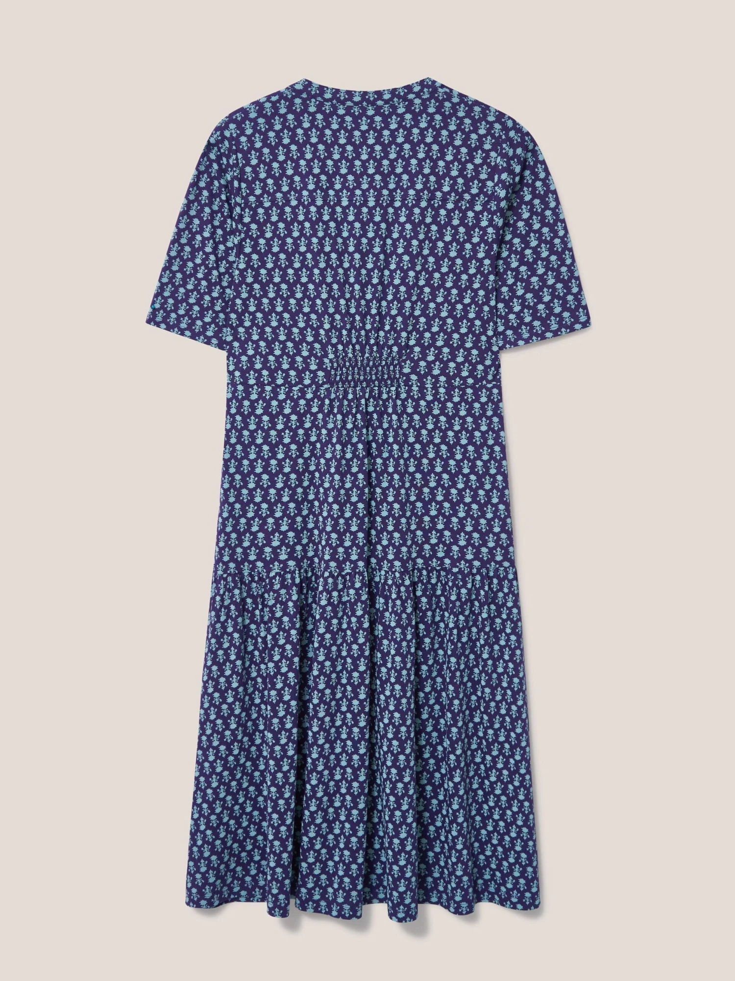 WHITE STUFF Sabina Jersey Dress In NAVY MULTI 7 WHITE STUFF Sabina Jersey Dress In NAVY MULTI - Image 7