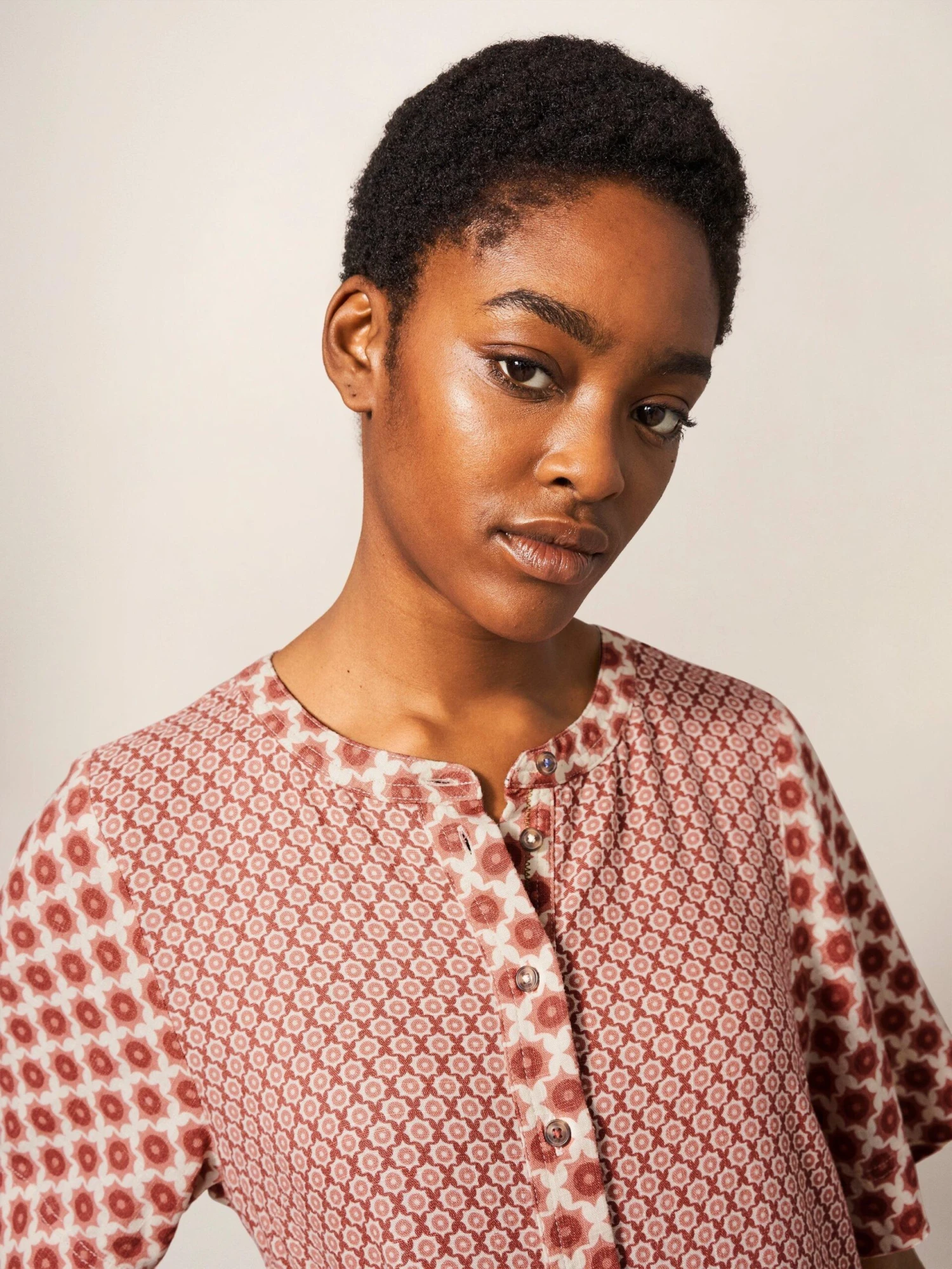 WHITE STUFF Pip Midi Length Dress In RED MULTI 4 WHITE STUFF Pip Midi Length Dress In RED MULTI - Image 4