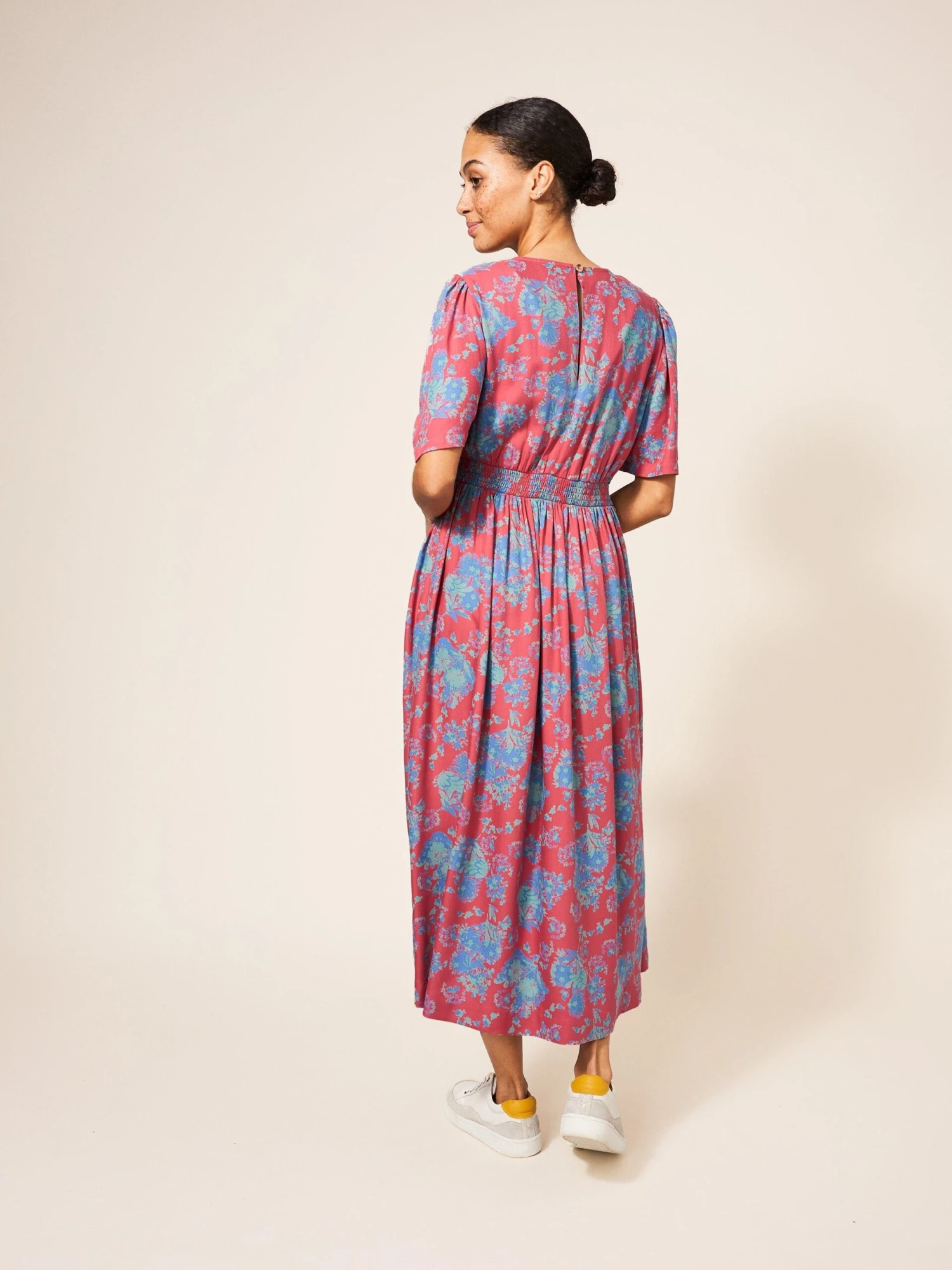 WHITE STUFF Lucy Dress In PINK MULTI 5 WHITE STUFF Lucy Dress In PINK MULTI - Image 5