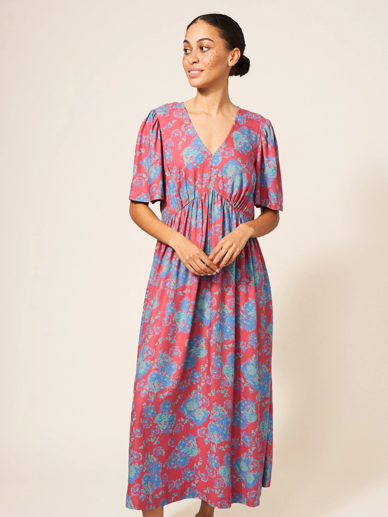 WHITE STUFF Lucy Dress In PINK MULTI 3 WHITE STUFF Lucy Dress In PINK MULTI - Image 3