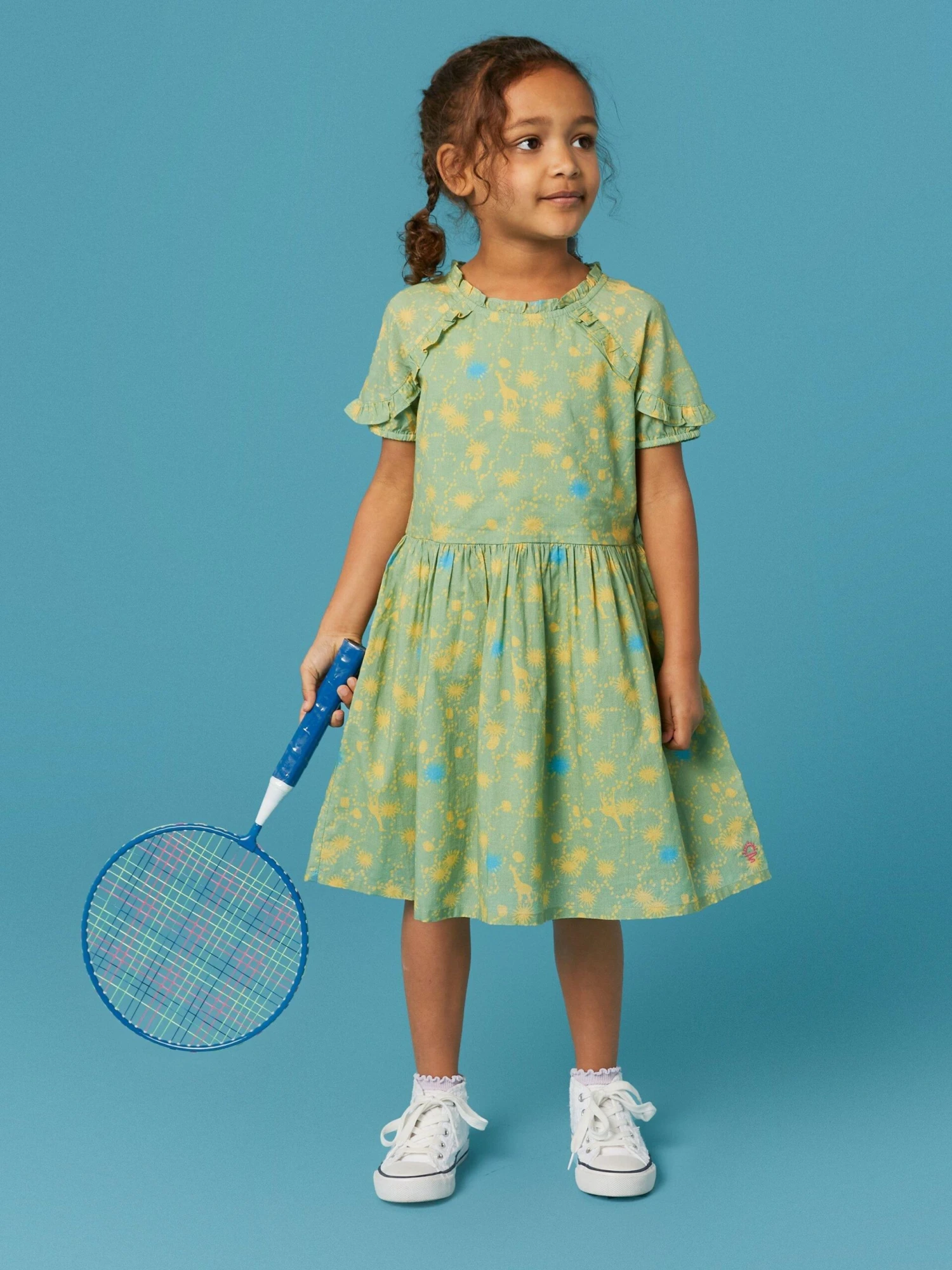 WHITE STUFF Printed Woven Dress In GREEN MULTI 3 WHITE STUFF Printed Woven Dress In GREEN MULTI - Image 3