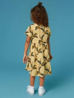 WHITE STUFF Casey Printed SS Dress In YELLOW MULTI -Whte Stuffy Store 439028 YELLOW MLT MB