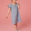 WHITE STUFF Chambray Frill Dress In CHAMBRAY BLUE