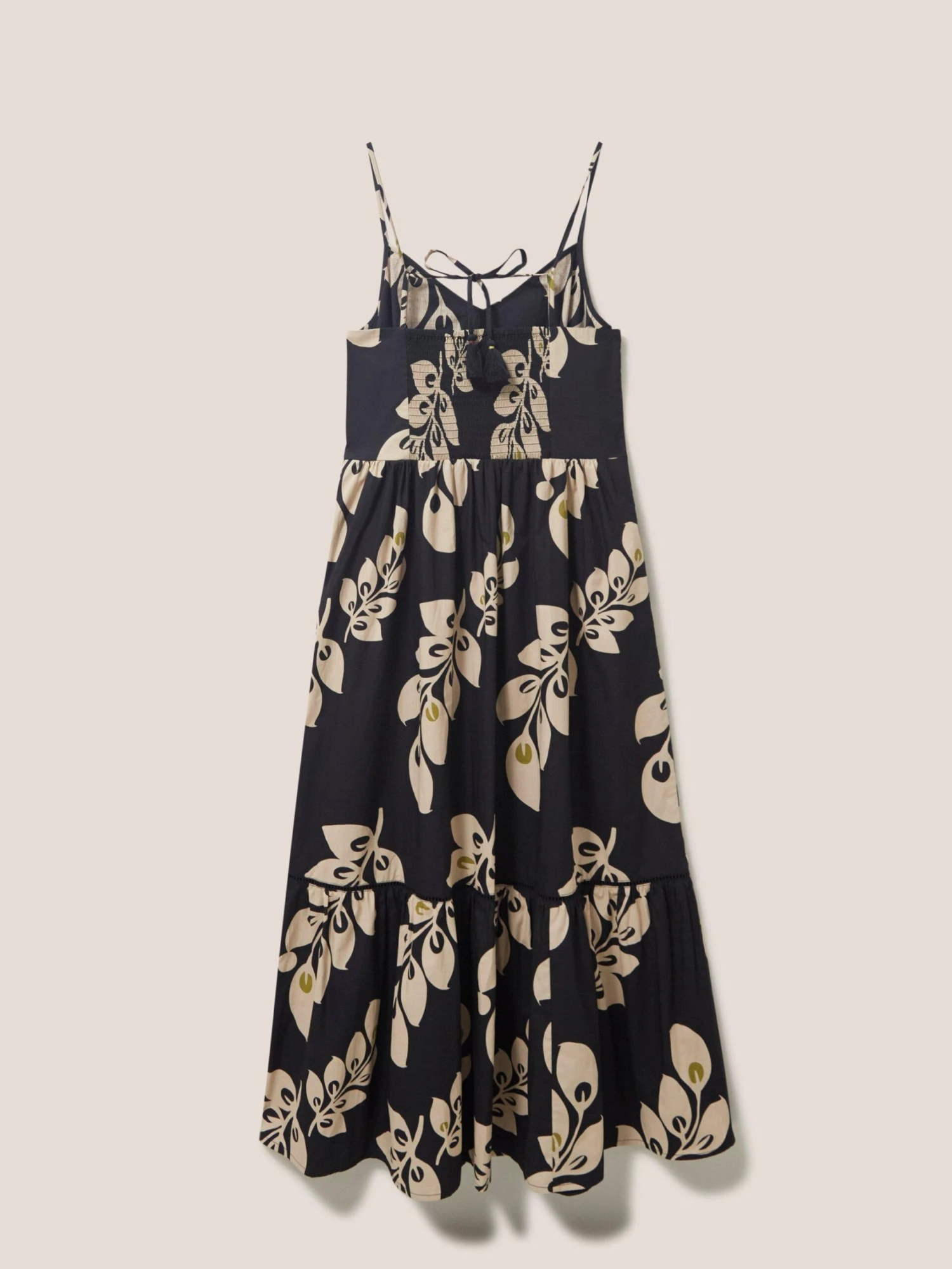 WHITE STUFF Skylar Cotton Maxi Dress In BLACK MULTI 7 WHITE STUFF Skylar Cotton Maxi Dress In BLACK MULTI - Image 7