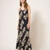 WHITE STUFF Skylar Cotton Maxi Dress In BLACK MULTI