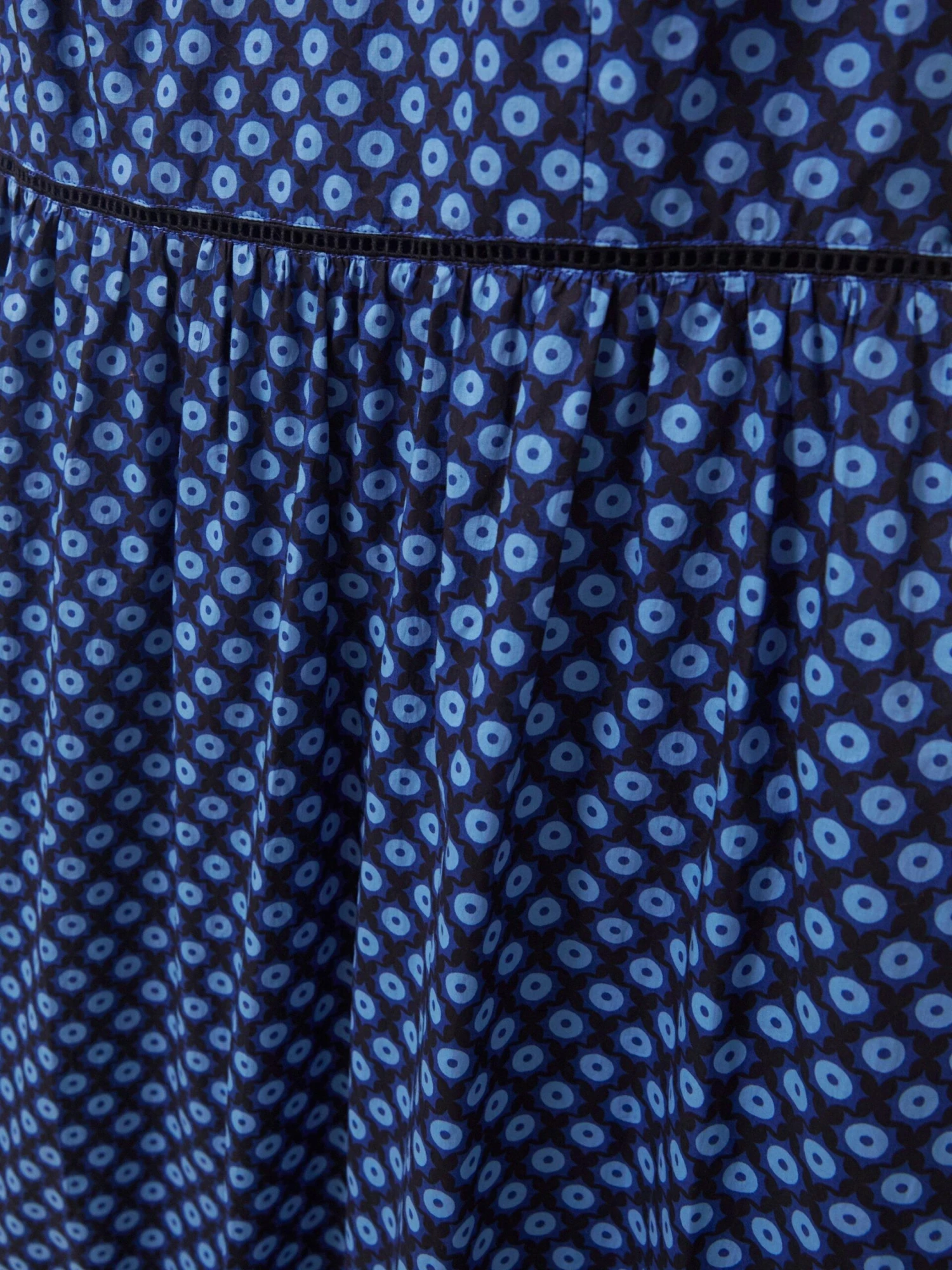 WHITE STUFF Skylar Cotton Maxi Dress In BLUE MULTI 6 WHITE STUFF Skylar Cotton Maxi Dress In BLUE MULTI - Image 6