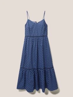 WHITE STUFF Skylar Cotton Maxi Dress In BLUE MULTI 11 WHITE STUFF Skylar Cotton Maxi Dress In BLUE MULTI -Whte Stuffy Store 439073 BLUE MLT FF
