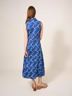 WHITE STUFF Rua Sleeveless Jersey Dress In NAVY PRINT 9 WHITE STUFF Rua Sleeveless Jersey Dress In NAVY PRINT -Whte Stuffy Store 439202 NAVY PR MB