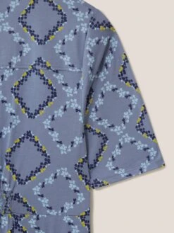 WHITE STUFF Sabina Jersey Midi Dress In BLUE MULTI 12 WHITE STUFF Sabina Jersey Midi Dress In BLUE MULTI -Whte Stuffy Store 439509 BLUE MLT FD