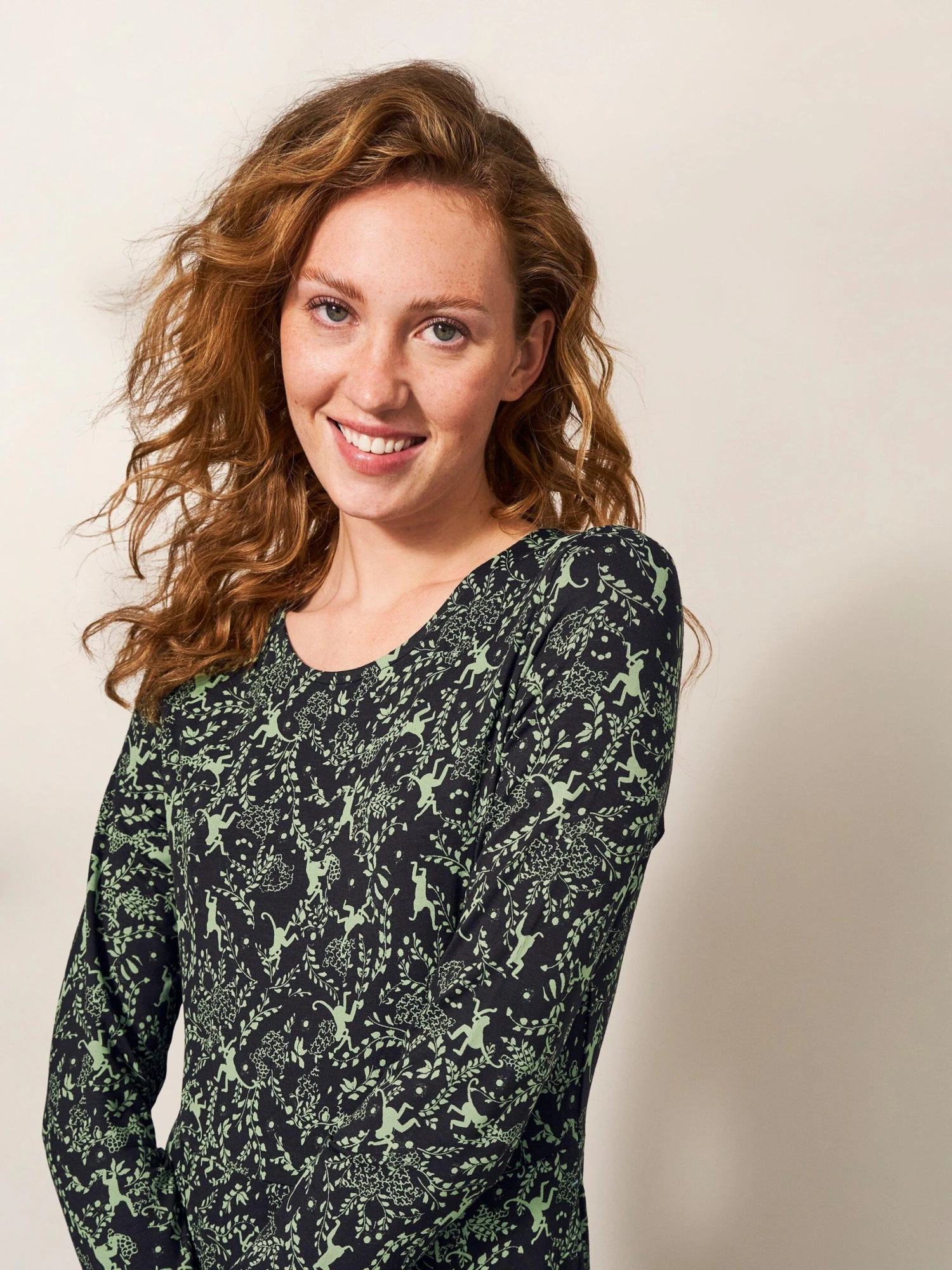 WHITE STUFF Madeline Jersey Dress In BLACK MULTI 3 WHITE STUFF Madeline Jersey Dress In BLACK MULTI - Image 3